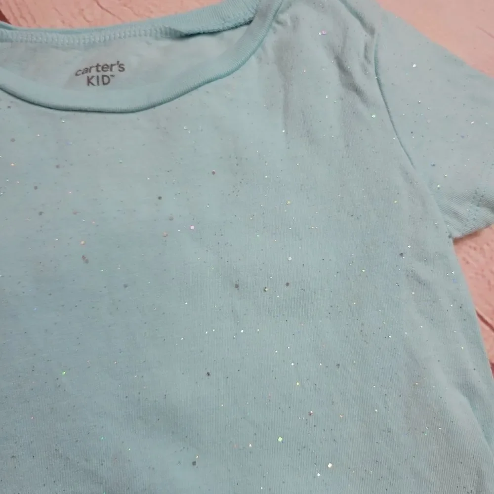 Carter's kid shimmering shirt 6/6x